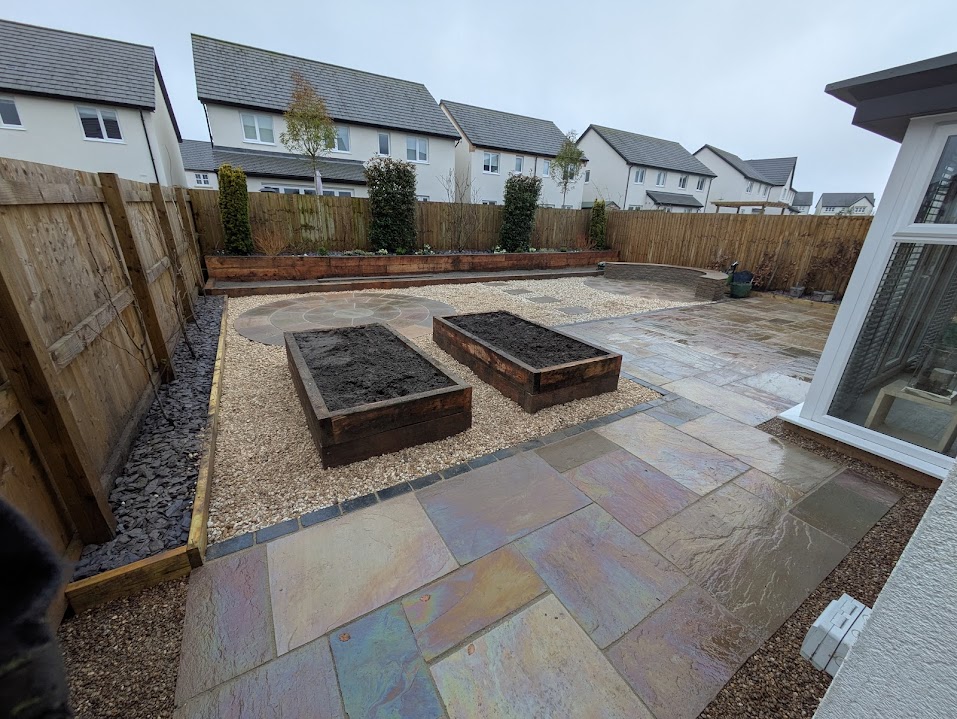 Before garden transformation