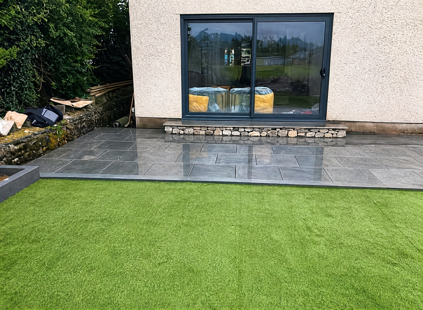 Before landscaping project