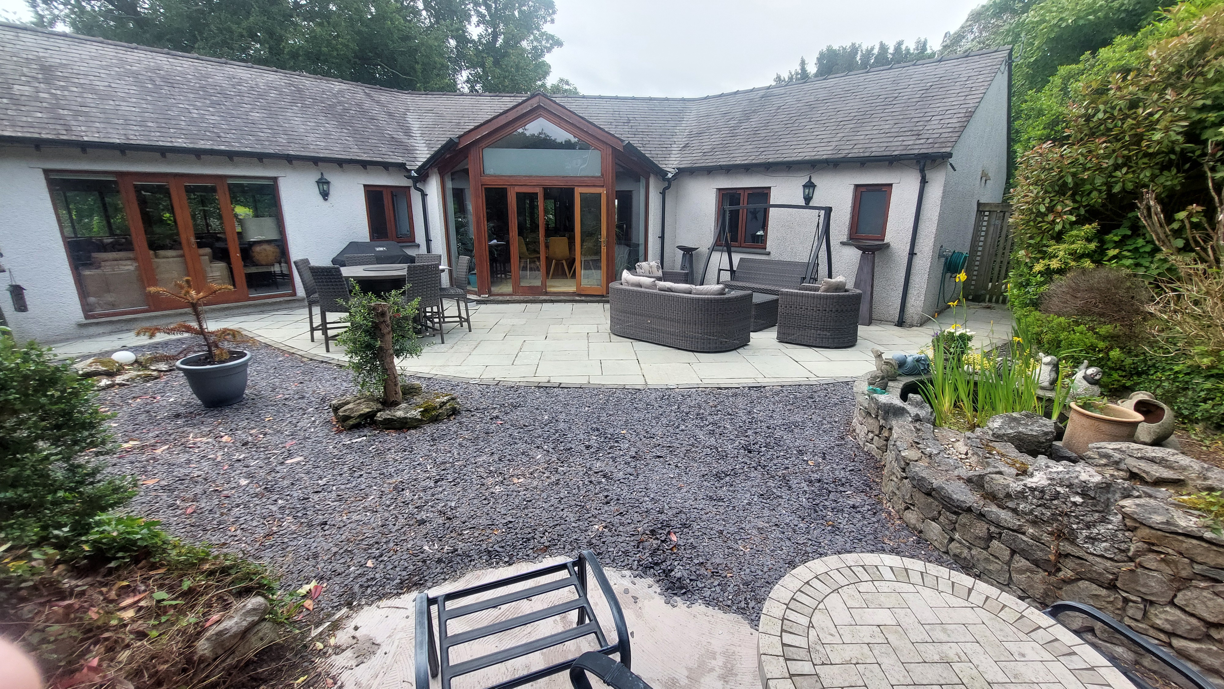 Existing garden before visual design