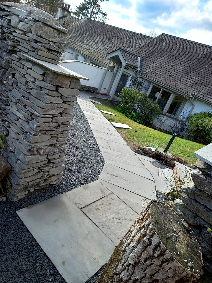 Stone pathway