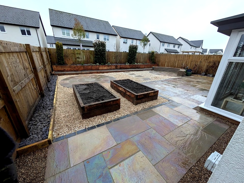 Patio installation